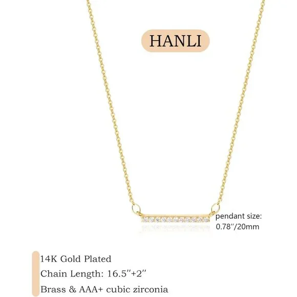 14K Gold Plated Necklaces for Women - Dainty Butterfly, Star of David, Moon and - Picture 3 of 7